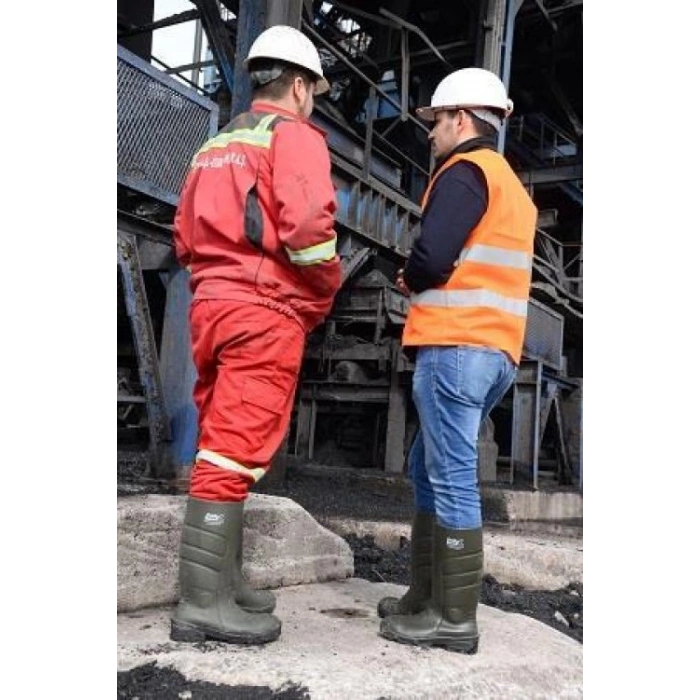 Pollyboot Vega 36 Numara Çelik Blu Çizme Poliüratan