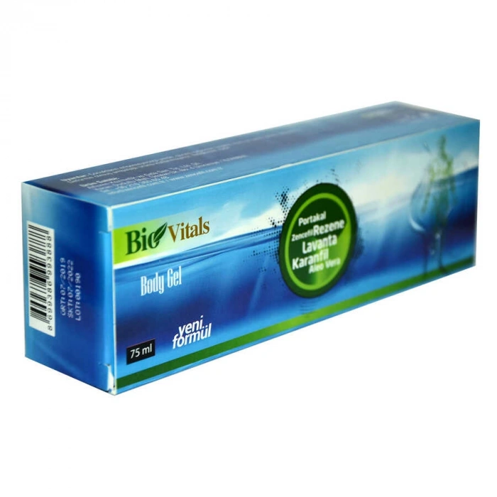 Portakal Zencefil Rezene Lanta Karanfil e Vera Masaj Jeli 75 ML