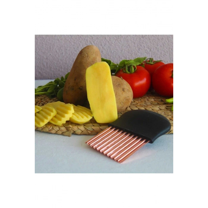 Pratik Cips Chopper Şekilli Sebze Meyve Ve Gıda Dilimleyici (74)