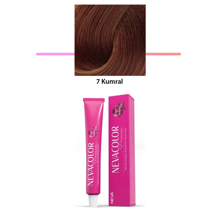 Premium 7 Kumral  Kalıcı Krem Saç Boyası 50 G Tüp (74)