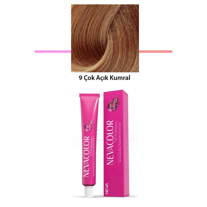 Premium 9 Çok Açık Kumral  Kalıcı Krem Saç Boyası 50 G Tüp (74)