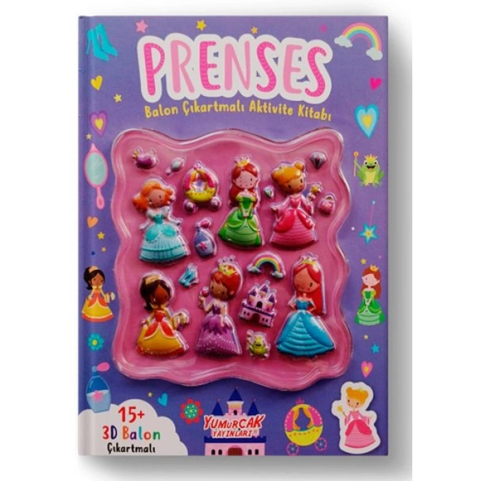 Prenses Balon Çıkartmalı Aktivite Kitabı