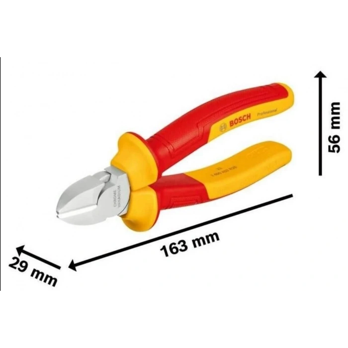 Profesyonel İzoleli Yan Keski 160 mm