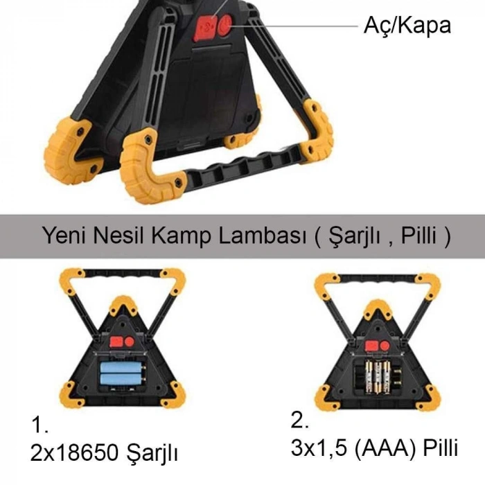 Profesyonel Kamp -  Lambası Bm-610/ WT