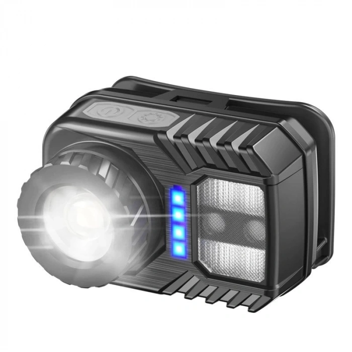Ps-571 Sensör Xpg Cob Led Usb Şarj Edilebilir Lityum Pilli Zoomlu Kafa Lambası
