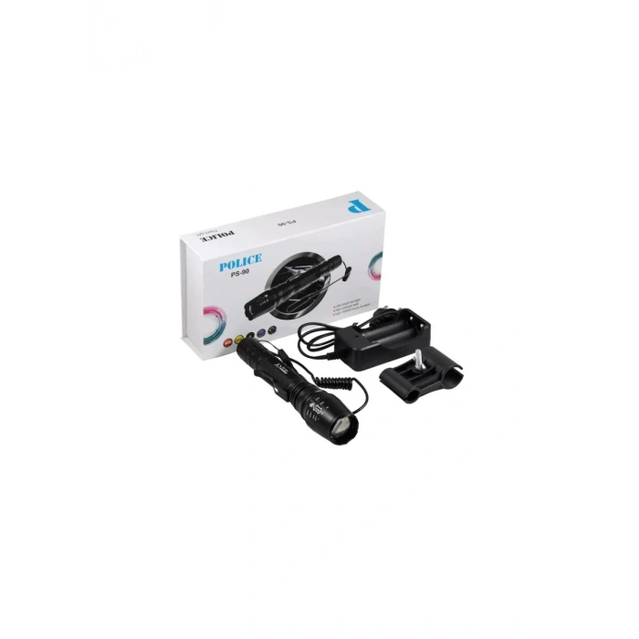 Ps-90 Cree T6 Led cı Şarjlı El Feneri