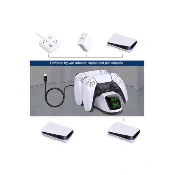 Ps5 Dualsense Şarj Istasyonu Playstation 5 Uyumlu Charging Station