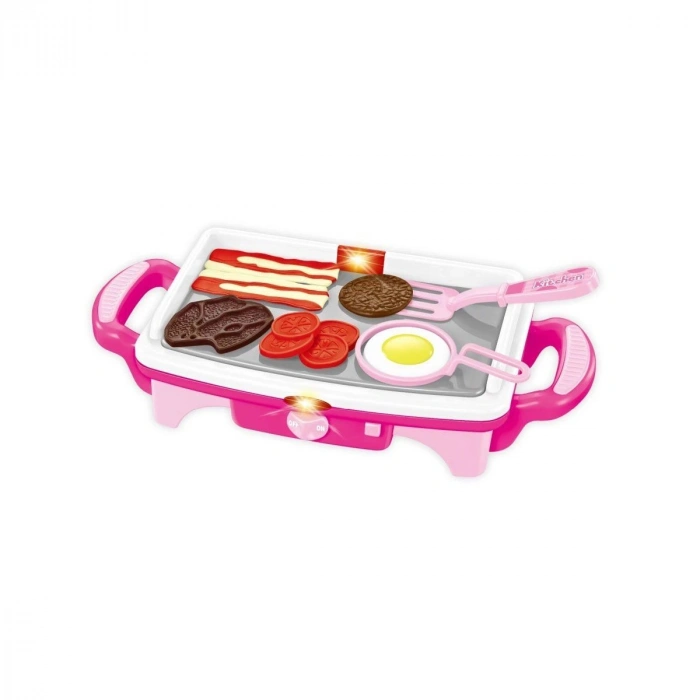 QF2908P-1-QF2908G-1 Işıklı Aksesuarlı Teppanyaki Izgara -Vardem Oyuncak