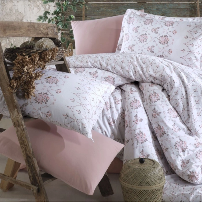 Ranforce Nev Takımı Çift Kişilik Krista V1 Pudra