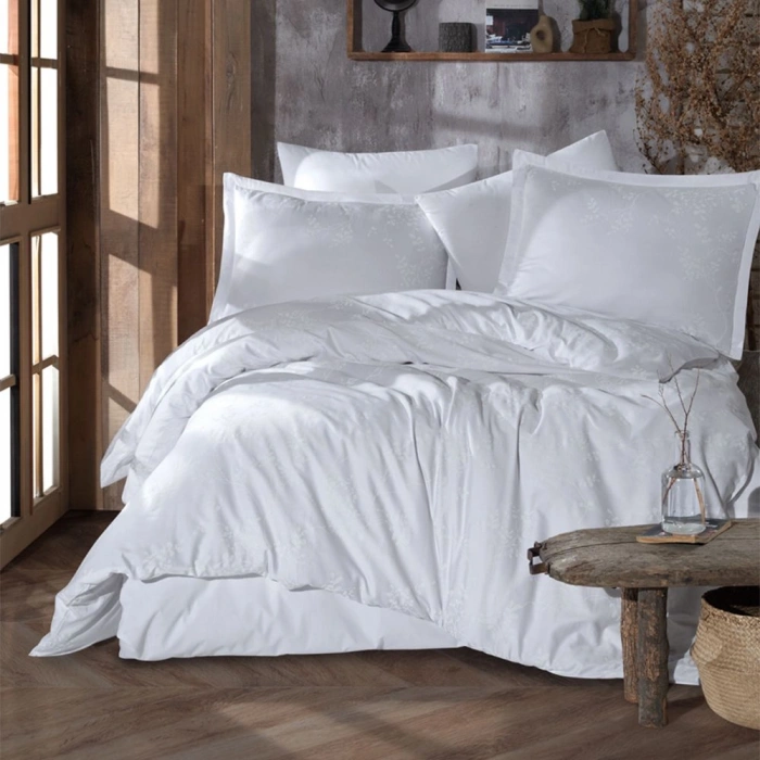 Ranforce Nev Takımı Çift Kişilik Velvet V1 Beyaz