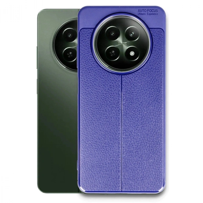 Realme 12 5g Kılıf Auto Fus Kapak - Lacivert