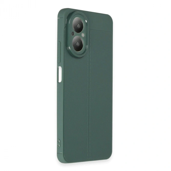 Realme 12 Lite Kılıf Auto Fus Kapak - Koyu Yeşil