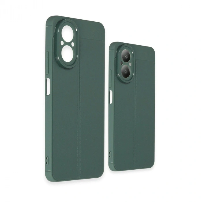 Realme 12 Lite Kılıf Auto Fus Kapak - Koyu Yeşil