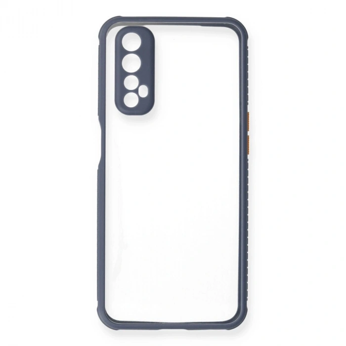 Realme 7 Kılıf Miami Şeffaf  - Gri