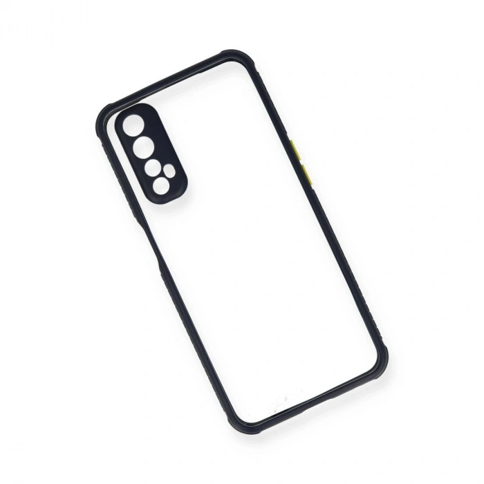 Realme 7 Kılıf Miami Şeffaf  - Lacivert