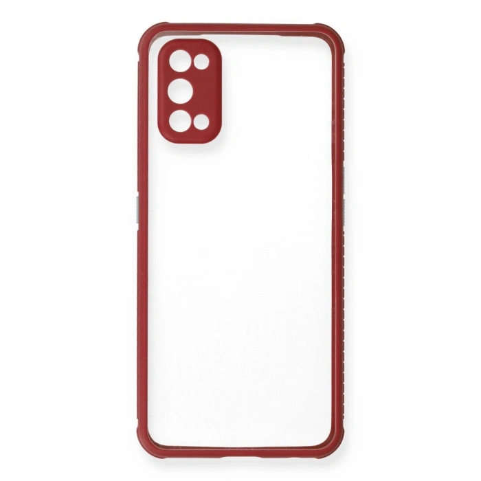 Realme 7 Pro Kılıf Miami Şeffaf  - Fuşya