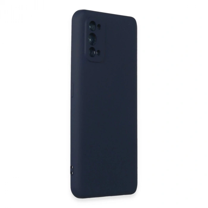Realme 7 Pro Kılıf Nano İçi Kadife  - Lacivert