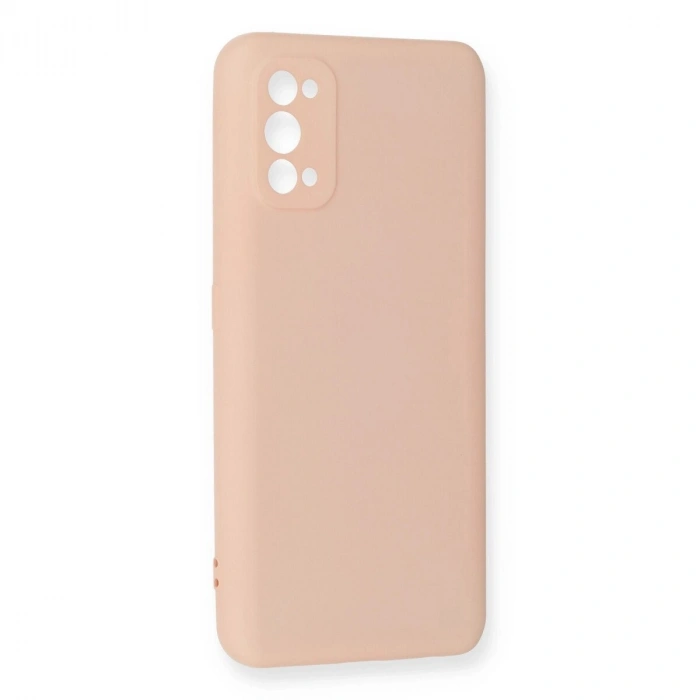 Realme 7 Pro Kılıf Nano İçi Kadife  - Pudra