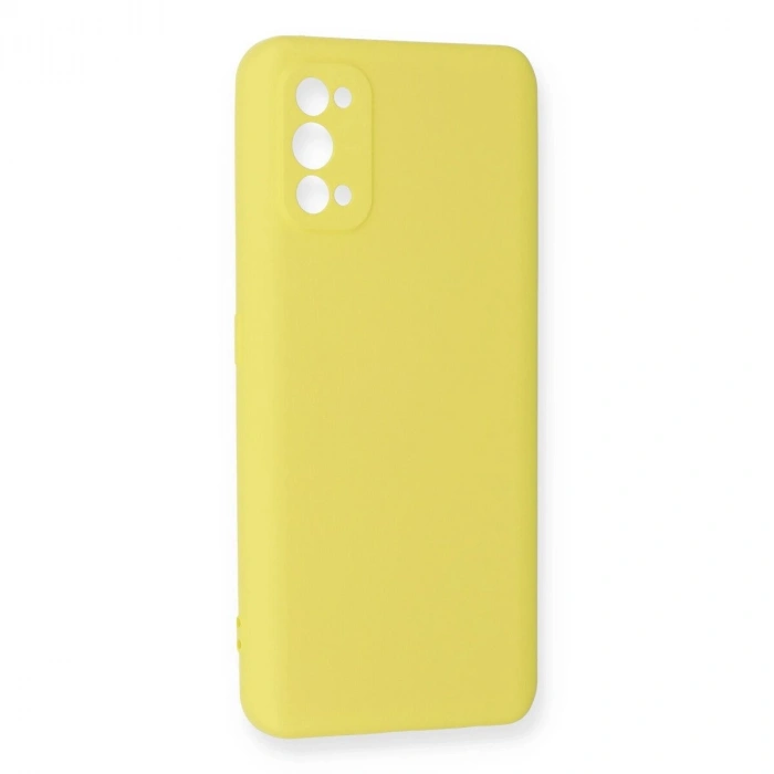 Realme 7 Pro Kılıf Nano İçi Kadife  - Sarı