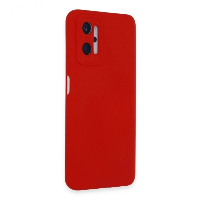 Realme 9i 4g Kılıf Nano İçi Kadife  - Kırmızı