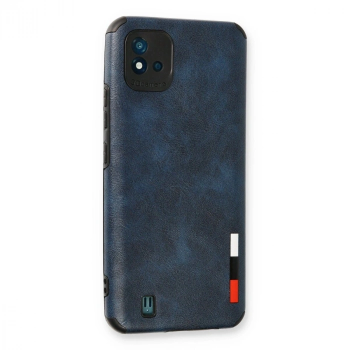 Realme C11 2021 Kılıf Loop Deri  - Lacivert