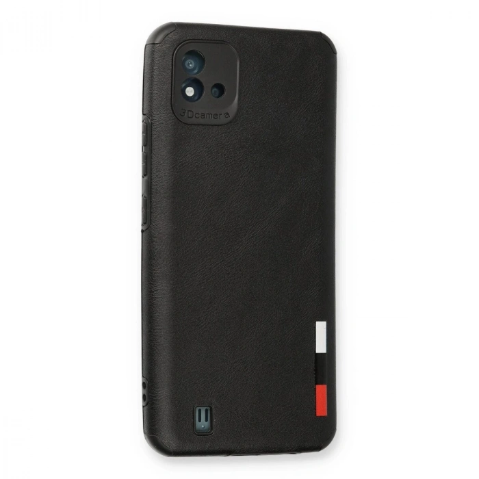 Realme C11 2021 Kılıf Loop Deri  - Siyah