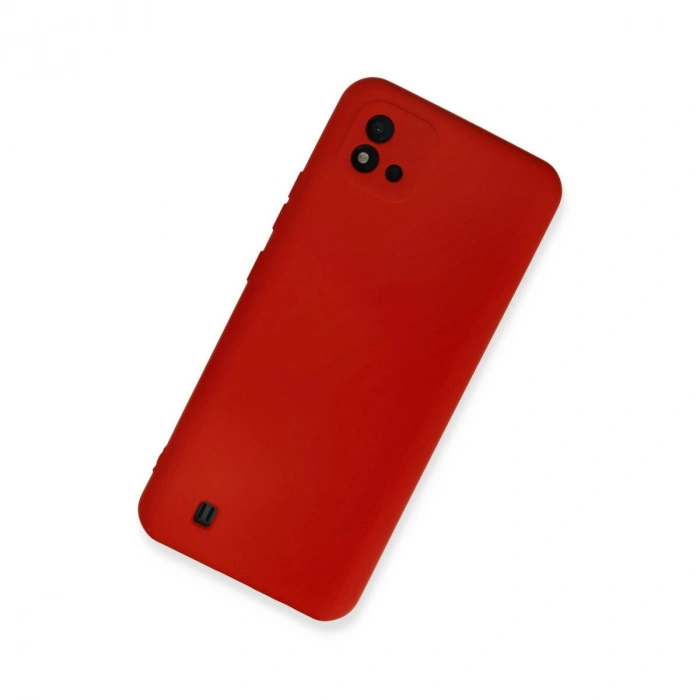 Realme C11 2021 Kılıf Nano İçi Kadife  - Kırmızı