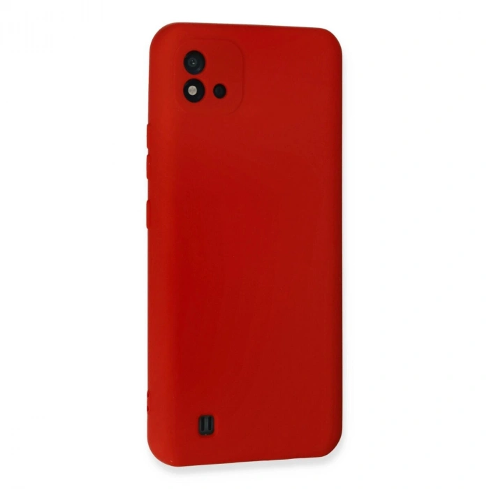 Realme C11 2021 Kılıf Nano İçi Kadife  - Kırmızı