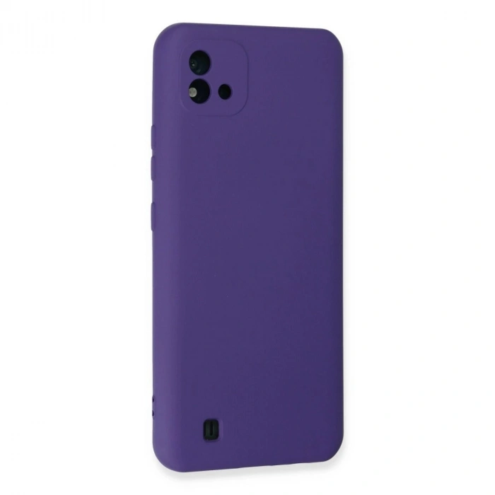 Realme C11 2021 Kılıf Nano İçi Kadife  - Mor