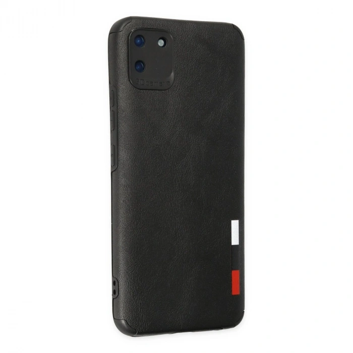 Realme C11 Kılıf Loop Deri  - Siyah