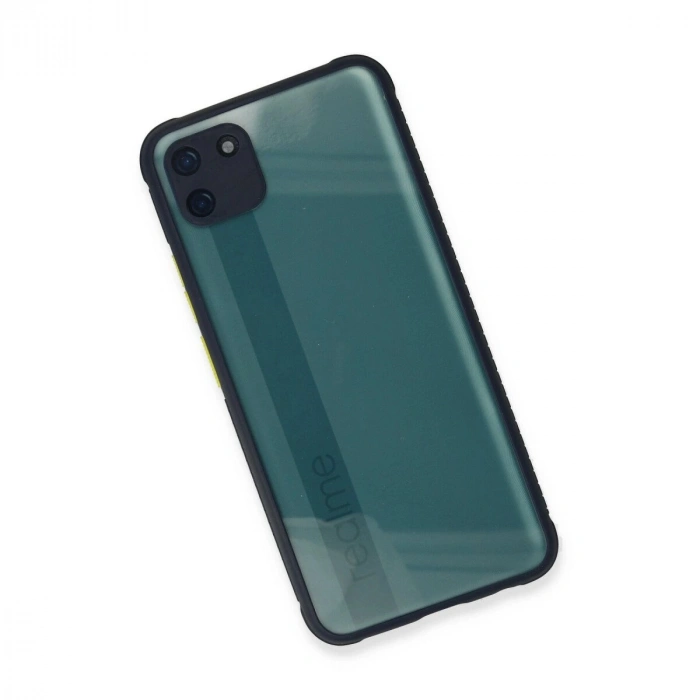 Realme C11 Kılıf Miami Şeffaf  - Lacivert