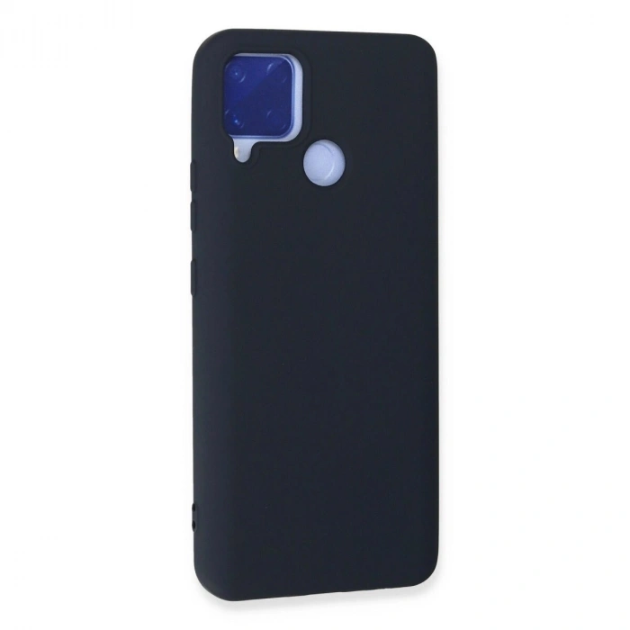 Realme C15 Kılıf Nano İçi Kadife  - Lacivert