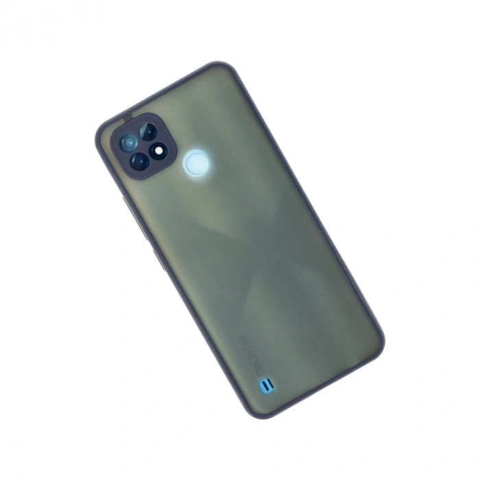 Realme C21 Kılıf Montreal  Kapak - Lacivert
