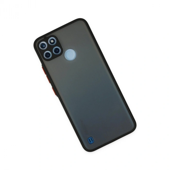 Realme C21y Kılıf Montreal  Kapak - Siyah