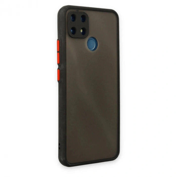 Realme C25 Kılıf Montreal  Kapak - Siyah