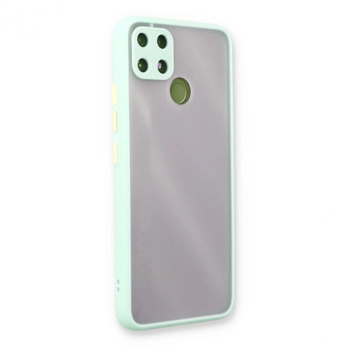 Realme C25 Kılıf Montreal  Kapak - Turkuaz