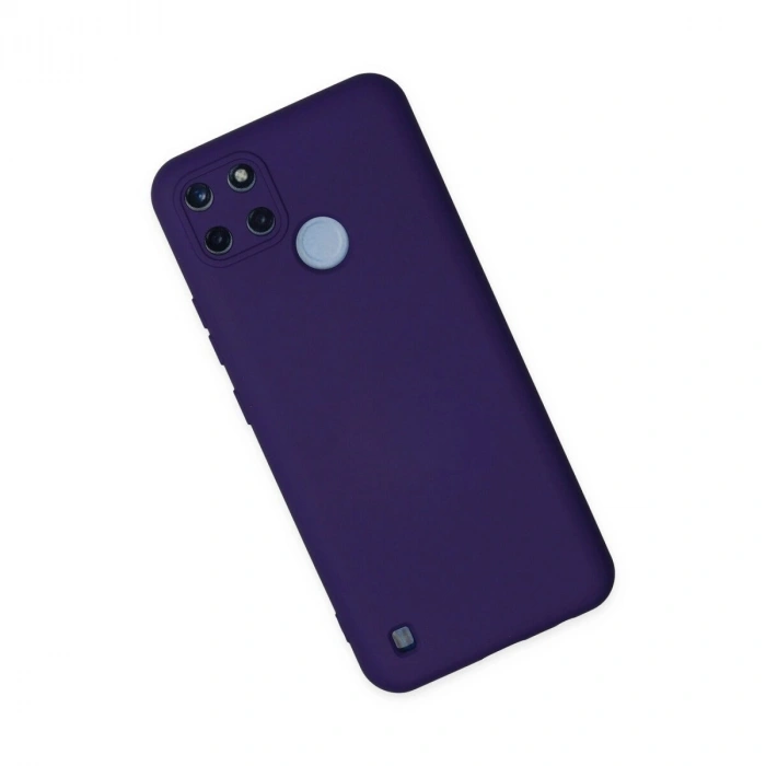 Realme C25y Kılıf Nano İçi Kadife  - Mor