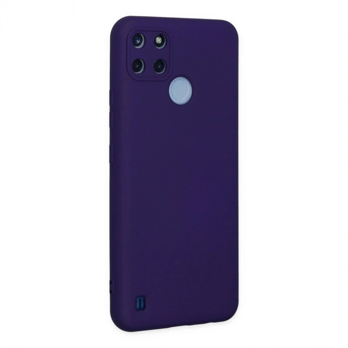 Realme C25y Kılıf Nano İçi Kadife  - Mor
