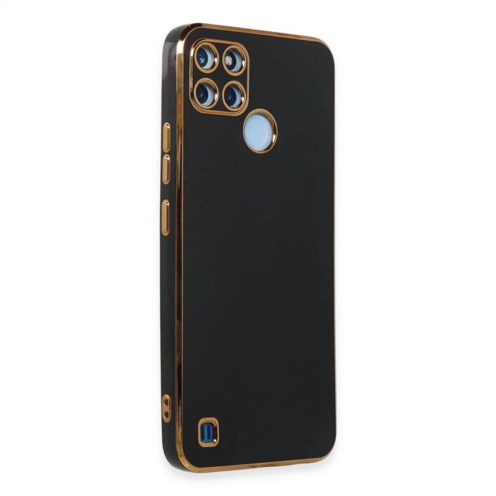 Realme C25y Kılıf Volet  - Siyah