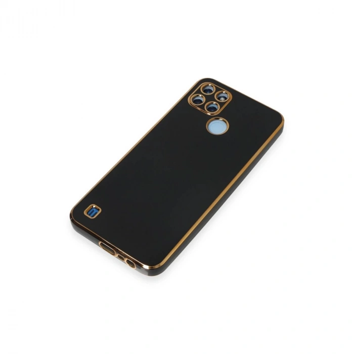 Realme C25y Kılıf Volet  - Siyah