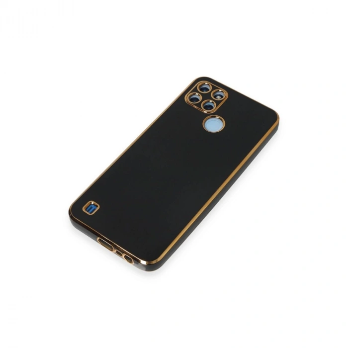 Realme C25y Kılıf Volet  - Siyah