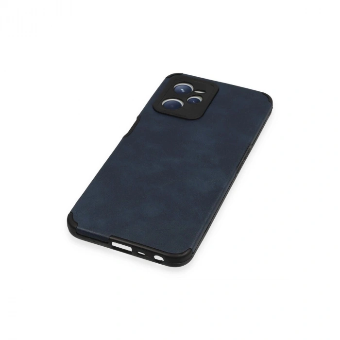 Realme C35 Kılıf Loop Deri  - Lacivert