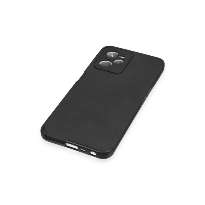 Realme C35 Kılıf Loop Deri  - Siyah