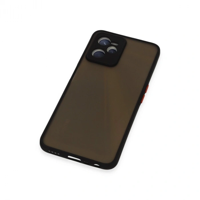 Realme C35 Kılıf Montreal  Kapak - Siyah