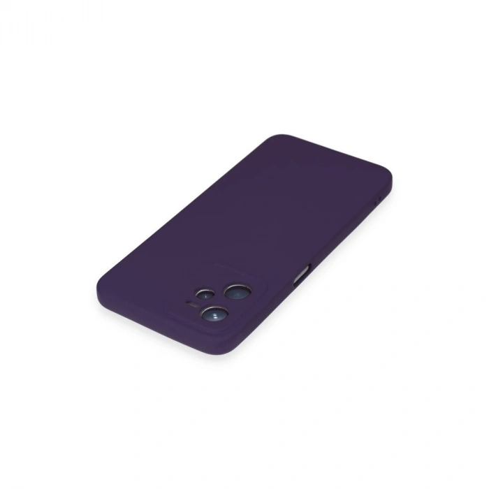 Realme C35 Kılıf Nano İçi Kadife  - Mor