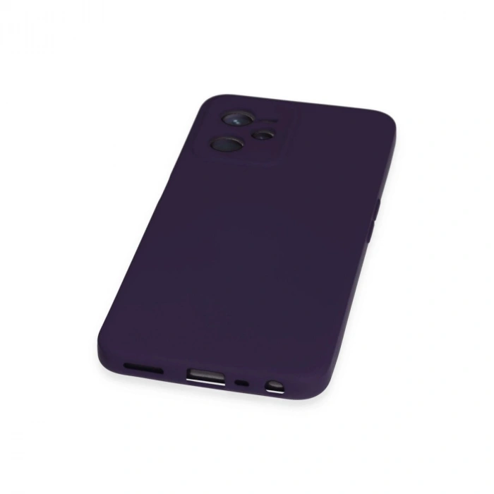 Realme C35 Kılıf Nano İçi Kadife  - Mor