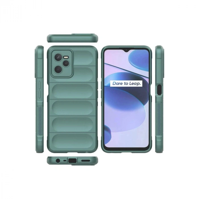 Realme C35 Kılıf Optimum  - Koyu Yeşil