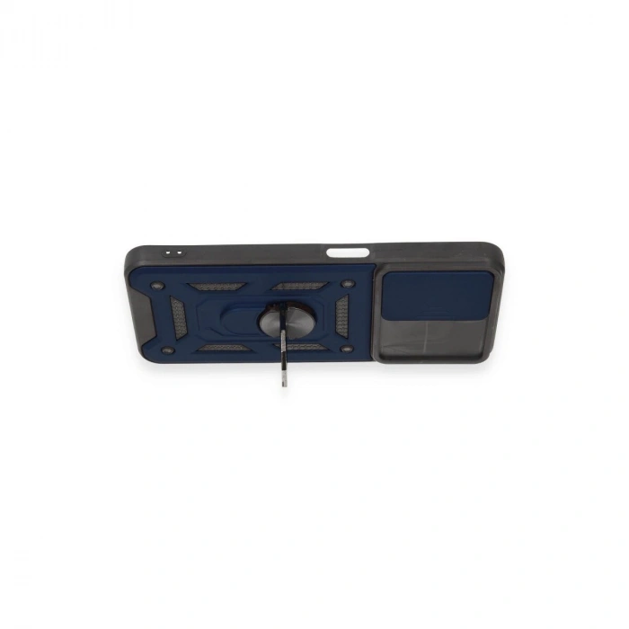 Realme C35 Kılıf Pars Lens Yüzüklü  - Lacivert