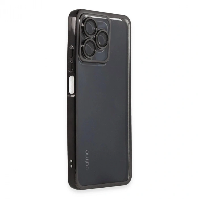 Realme C53 Kılıf  Lensli  - Siyah