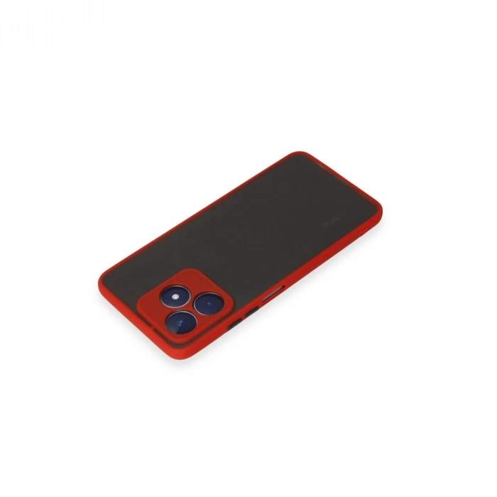 Realme C53 Kılıf Montreal  Kapak - Kırmızı